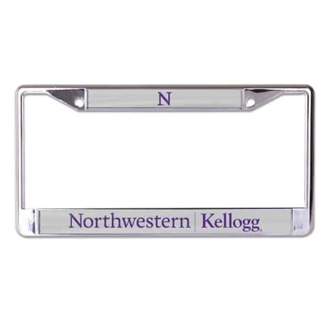northwestern kellogg license plate frame