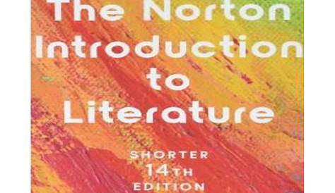 Norton Introduction To Literature 14Th Edition Pdf