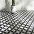 norwalk floor decor black and white 8x8 matte porcelain tile