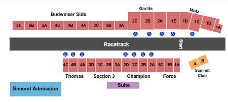 Norwalk Raceway Seating Chart