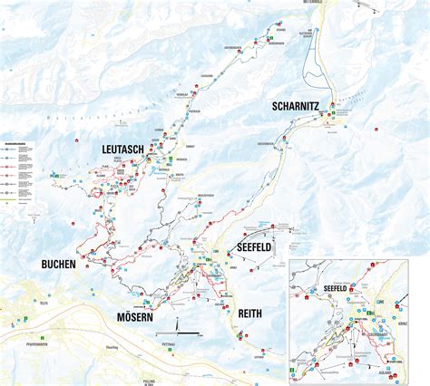 norway cross country ski map