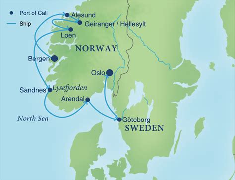 norway cruise ship location