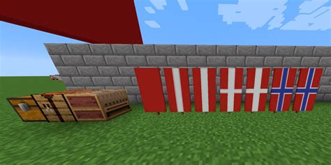 norway flag minecraft banner