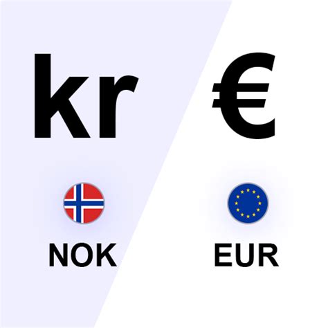norwegian krone euro converter