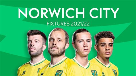 norwich city fc fixtures 2021