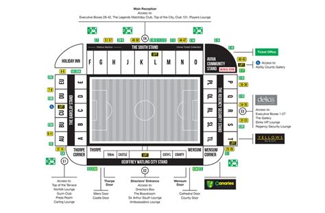 norwich city stadium seating plan