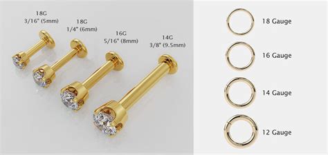Nose Stud Gauges