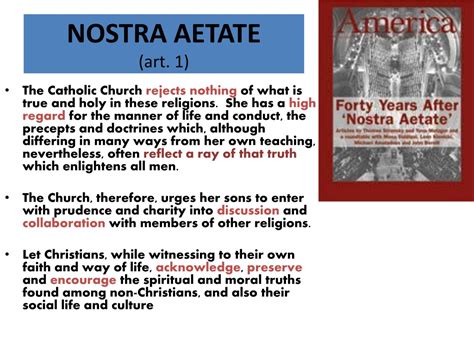 Call Me the 'Oral' Nostra Aetate