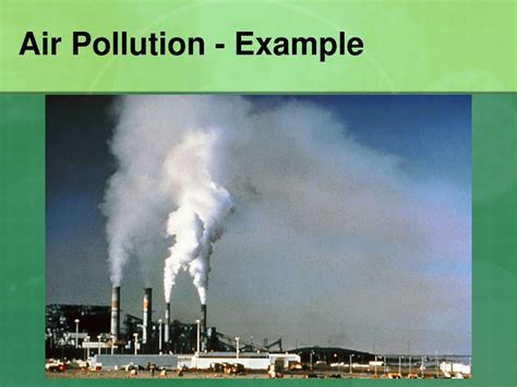 not a air pollution in example