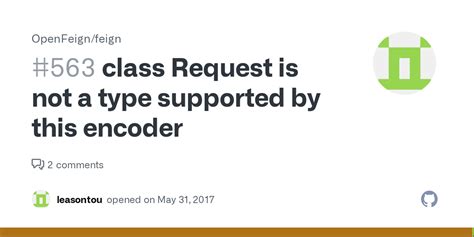 not a type supported by this encoder