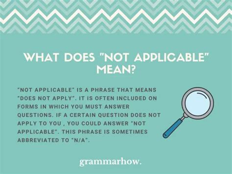 not applicable meaning in malayalam with example