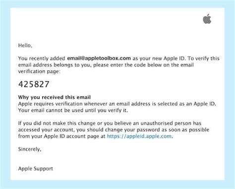 not getting apple id verification code email