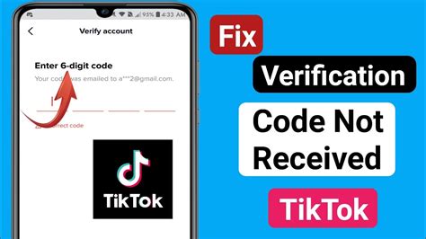 not getting tiktok code