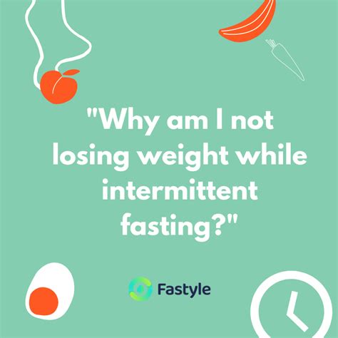 Not Losing Weight While Fasting