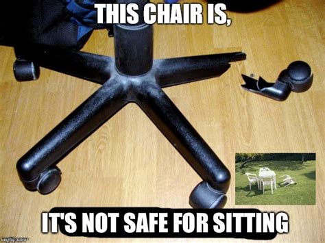 not safe for work chair meme