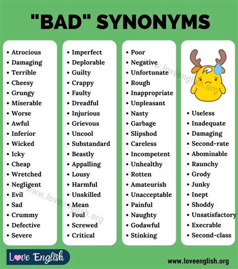 not so bad other words
