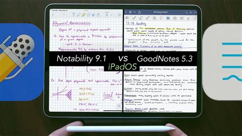 Notability Vs Goodnotes Vs Noteshelf