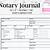 notary public free printable notary log sheet