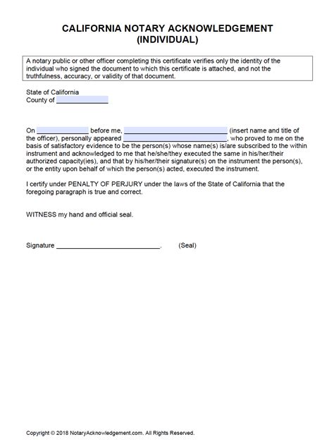 Free Minnesota Notary Acknowledgment Form Word PDF eForms