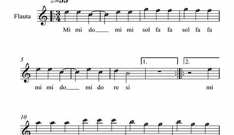 La Llorona Flauta Facil - Partitura Completa - [PDF Document]