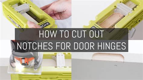 Notch Hinges On Door