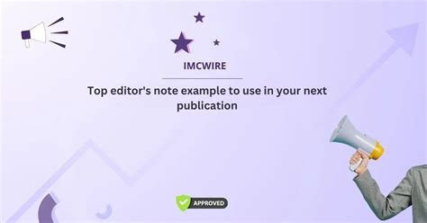 Note From The Editor Example