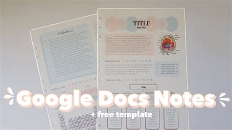 note taking on google docs