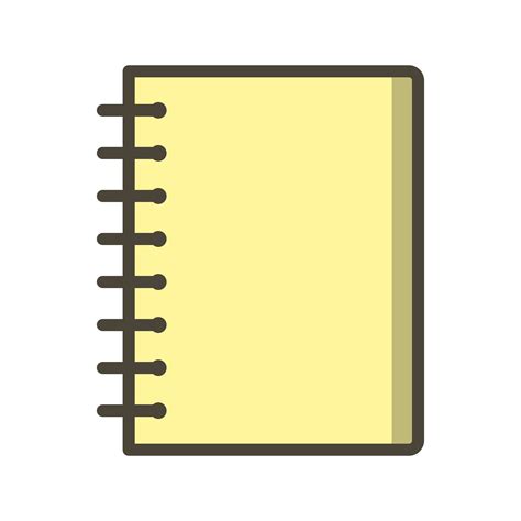 Notebook Icon Vector