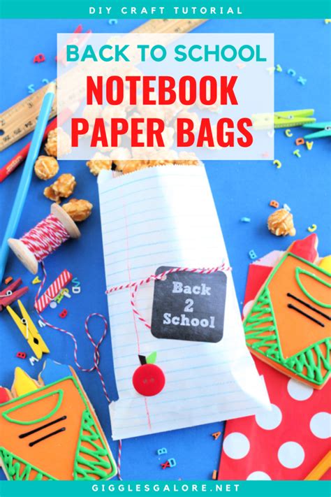 Notebook Paper Bags