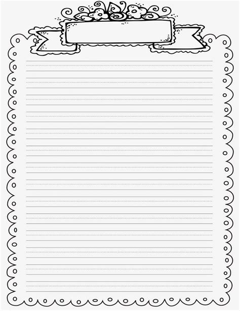 Notebook Paper In Writing