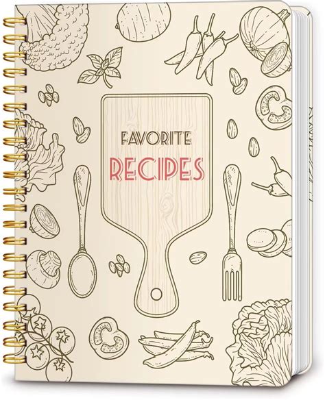 Notebook To Write Recipes