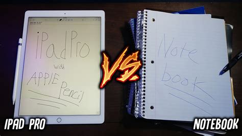 Notebook Vs Ipad Notes