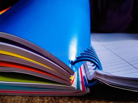 Notebook With Different Colored Pages