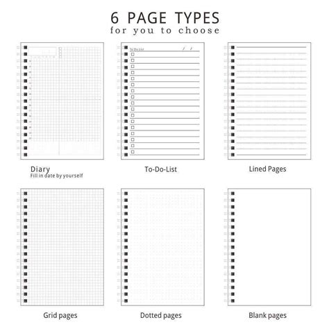 Notebook With Lined And Dot Paper