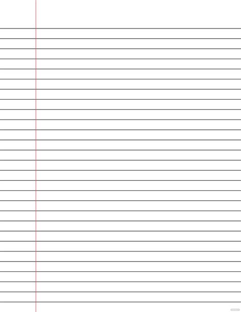 Notebook With Lined Paper