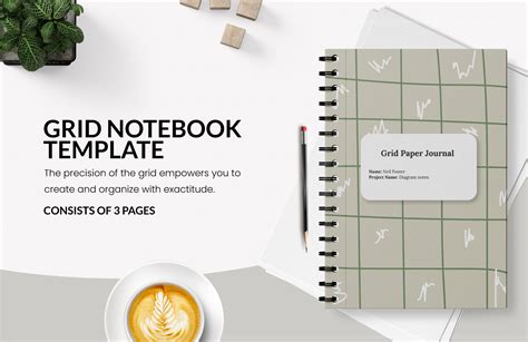 Notebook With Plan And Grid Paper