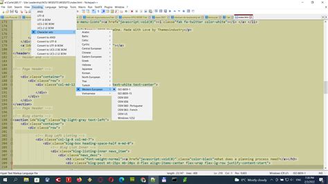 Notepad++ Change Encoding And Save