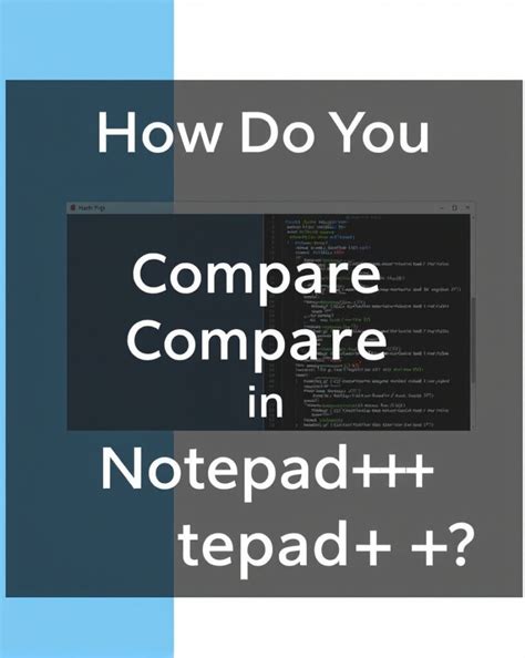 Notepad++ Compare