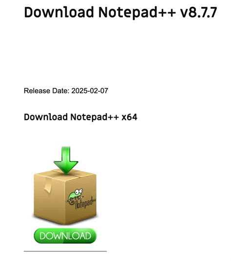 Notepad++ Download From Microsoft