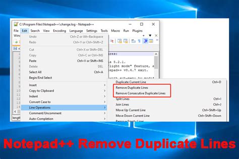 Notepad++ Duplicate Line