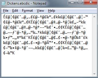 Notepad++ Ebcdic
