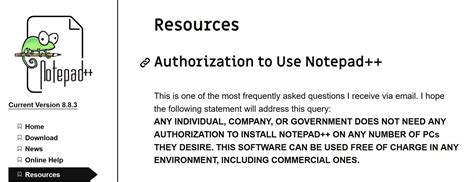 Notepad++ Free Commercial Use