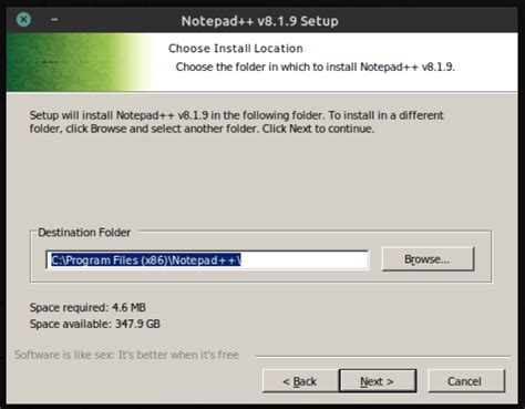 Notepad++ Install As User