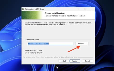 Notepad++ Install Location Windows 10