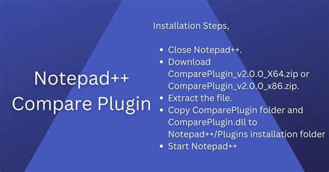 Notepad++ Install Plugin Compare