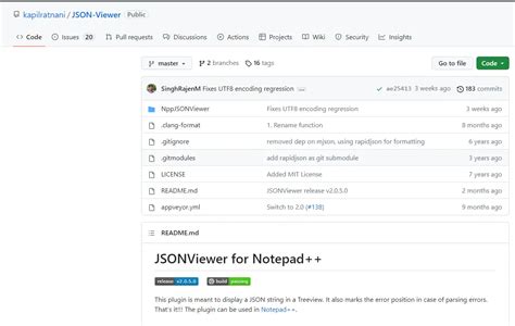 Notepad++ Json Viewer Plugin Install