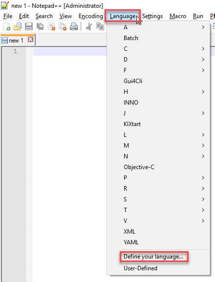 Notepad++ M Query