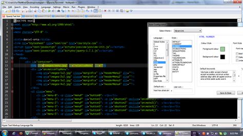 Notepad++ Style Configurator