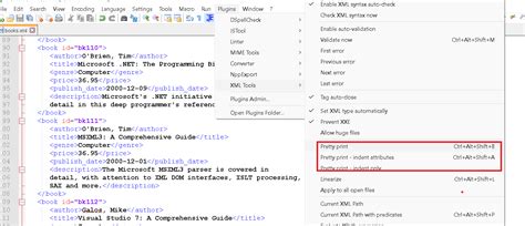 Notepad++ Xml Highlighting