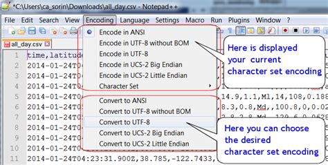 Notepad Change Encoding To Ascii